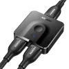 UGREEN CM217-50966 2-in-1 kaksisuuntainen 4K HDMI-kytkin - musta