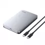 UGREEN CM300 2,5 tuuman USB Type-C kiintolevykotelo - hopea