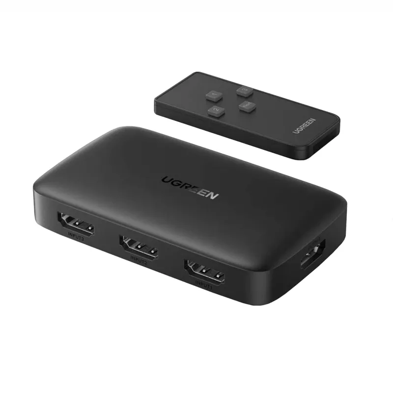 UGREEN CM332 3-in-1 HDMI 1.4 -kytkin 4K