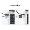 UGREEN CM383-80864 USB-A - 3,5 mm ääniliitäntä ulkoinen äänisovitin - hopea