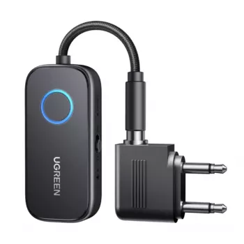 UGREEN CM672 Bluetooth 5.3 -lähetin ja -vastaanotin sovitin aptX HD:lla, Low Latency, USB-C, 3,5 mm AUX