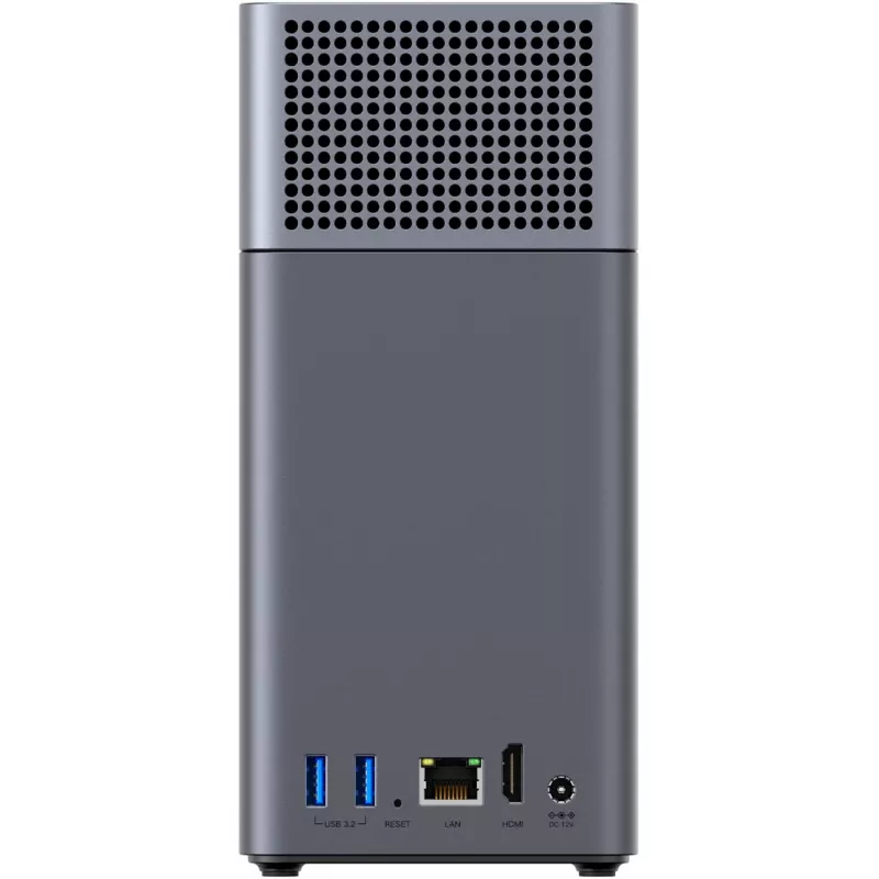 UGREEN DH2300 + 2x 6 TB Seagate IronWolf HDD -paketti (musta)