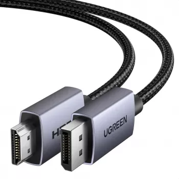 UGREEN DisplayPort - HDMI -adapterikaapeli 4K@30Hz 1 m musta DP125