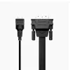 UGREEN DVI-D 24+1 - VGA aktiivinen videosovitin (uros - naaras) – musta