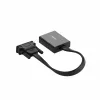 UGREEN DVI-D 24+1 - VGA aktiivinen videosovitin (uros - naaras) – musta