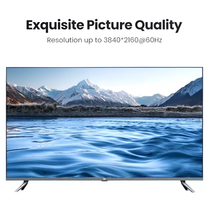 UGREEN HD101 HDMI 2.0 -kaapeli 4K 60Hz 2m musta-keltainen