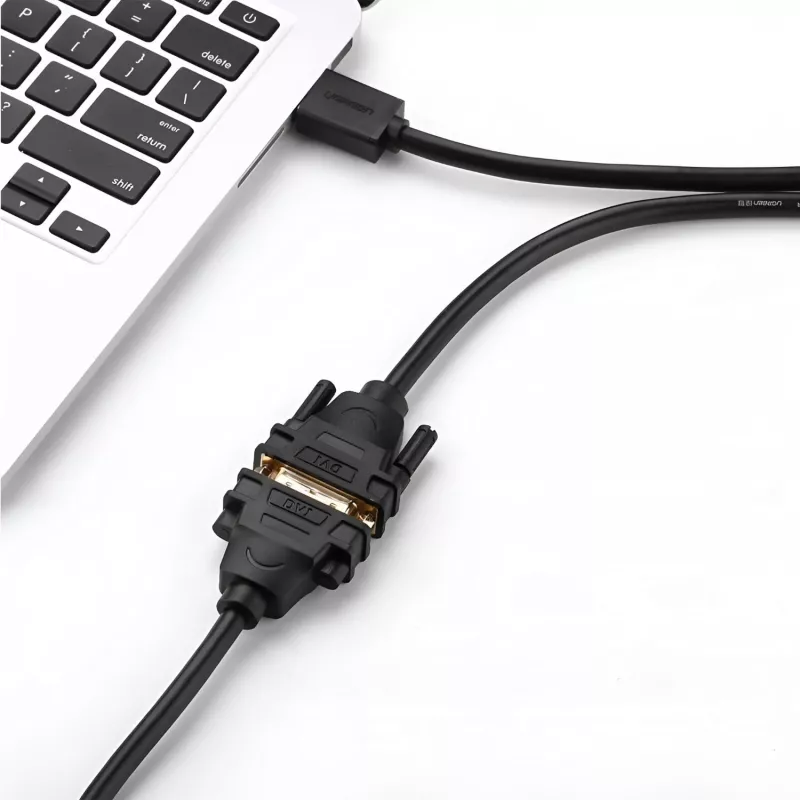 UGREEN HD106 HDMI-DVI-kaapeli, 2m, musta, 1080p, kullattu, kolminkertaisesti suojattu