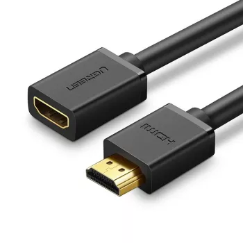 UGREEN HD107 10141 HDMI-jatkokaapeli 1m - musta