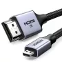 UGREEN HD164 Micro HDMI - HDMI 2.1 kaapeli 8K 1 m harmaa