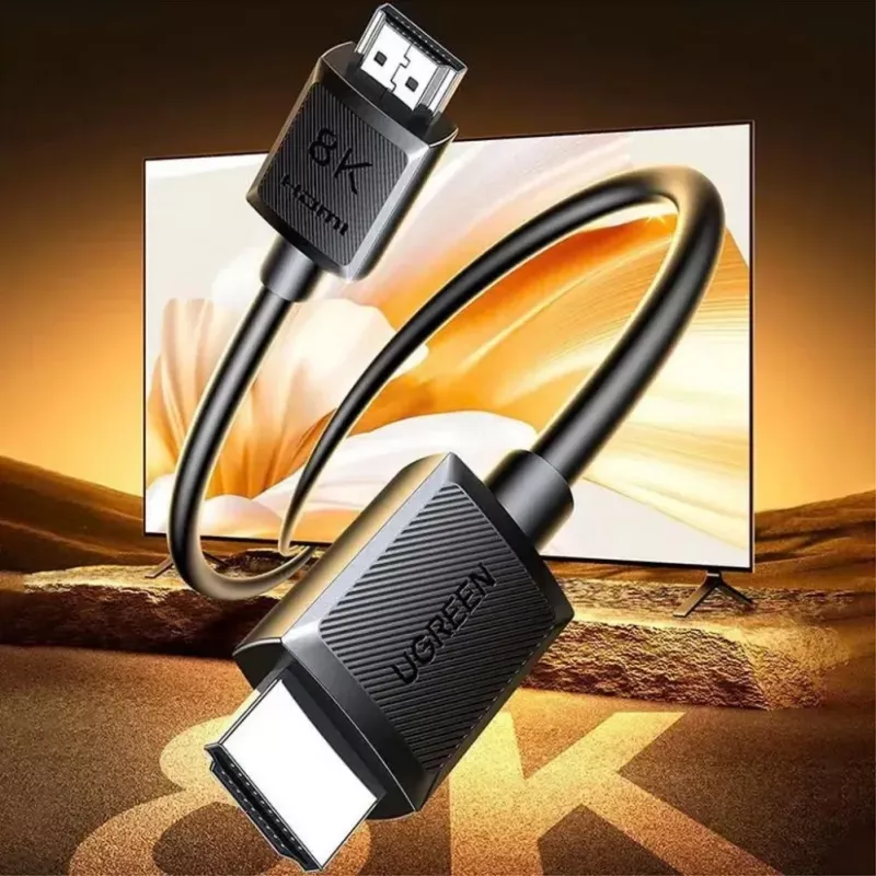 UGREEN HDMI 8K -kaapeli, uros-uros, 2 m, musta