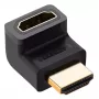 UGREEN HDMI uros-naaras -adapteri HD112 musta