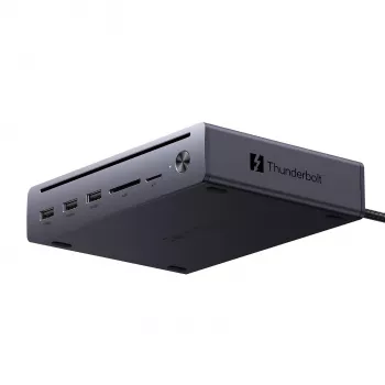 UGREEN Maxidok 10-in-1 Thunderbolt 5 -telakointiasema 8K triple display -tuella ja 140W Power Delivery -latauksella
