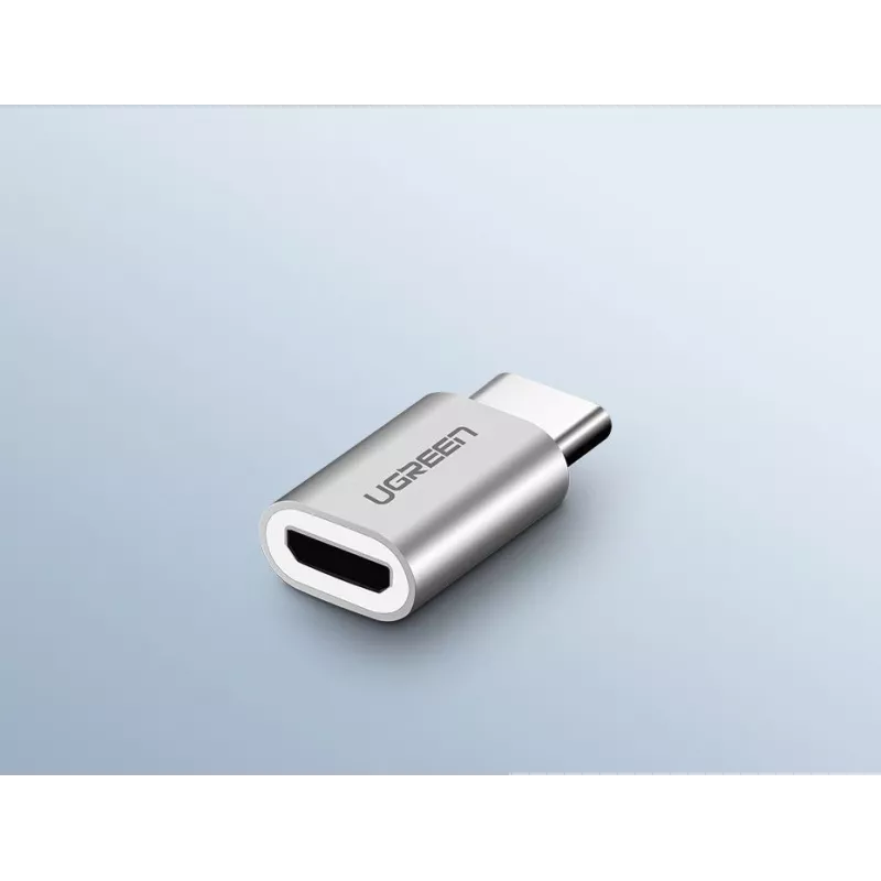 UGREEN Micro USB - USB-C-sovitin, musta (30391)