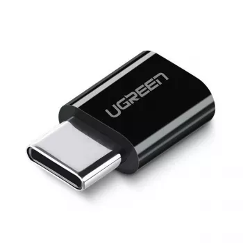 UGREEN Micro USB - USB-C-sovitin, musta (30391)