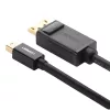 UGREEN Mini DisplayPort - DisplayPort -kaapeli 1,5 m, musta