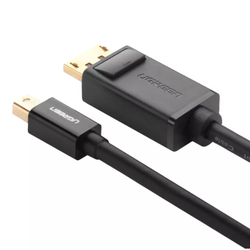 UGREEN Mini DisplayPort - DisplayPort -kaapeli 1,5 m, musta