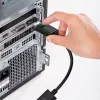 UGREEN MM137 DisplayPort-HDMI-adapteri 4K/1080p musta