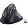 UGREEN monitilainen pystyhiiri Bluetooth ja 2.4G langaton – musta