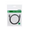 UGREEN NW102 Cat6 litteä Ethernet-verkkokaapeli 8m - musta