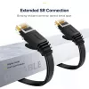 UGREEN NW102 Cat6 U/UTP litteä Ethernet-kaapeli 20m - musta