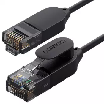 UGREEN NW122 Cat6A UTP RJ45 Ethernet-patchkaapeli – 10 m, musta