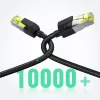 UGREEN NW150 Cat 7 Ethernet-kaapeli 1 m - musta