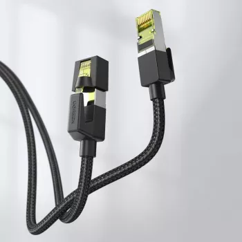UGREEN NW150 Cat 7 Ethernet-verkkokaapeli 3 m - musta