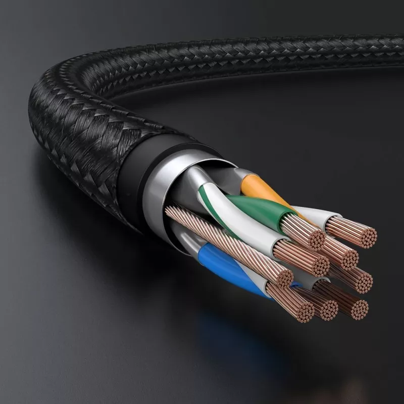 UGREEN NW150 Cat 7 Ethernet-verkkokaapeli 3 m - musta