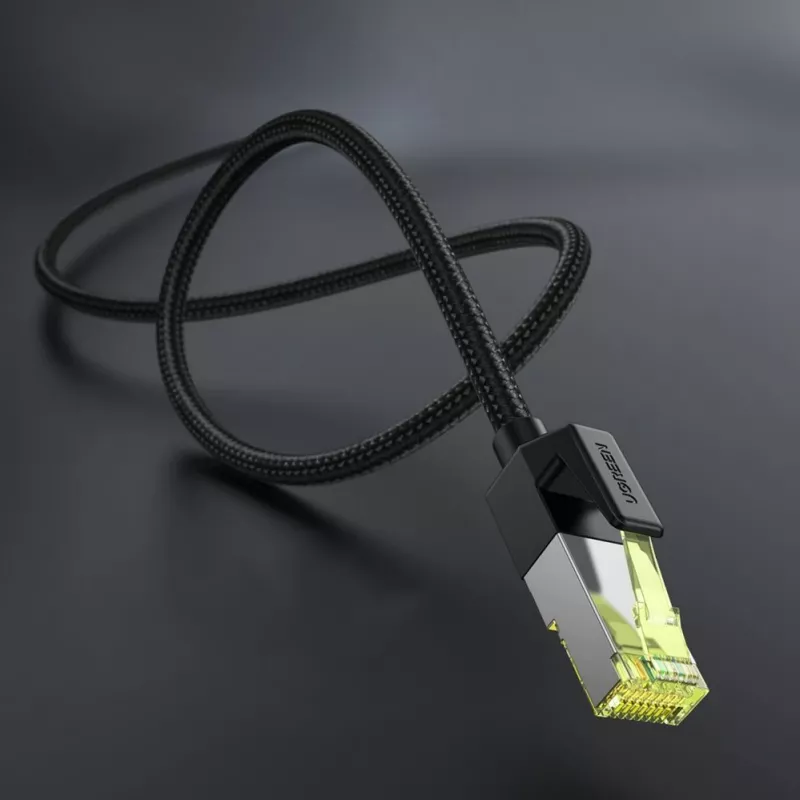UGREEN NW150 Cat 7 Ethernet-verkkokaapeli 3 m - musta