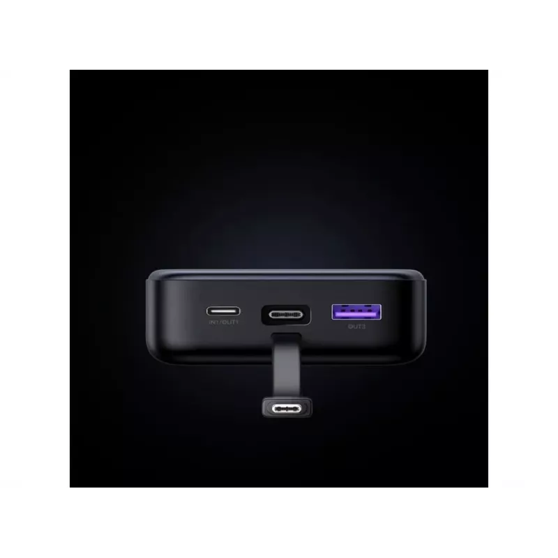UGREEN varavirtalähde 20000mAh 20W 45762 sisäänrakennetulla kaapelilla harmaa