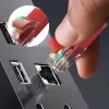 UGREEN RJ45 CAT6 Ethernet 0,5m LAN-verkkokaapeli - punainen (1Gbps, 250MHz)