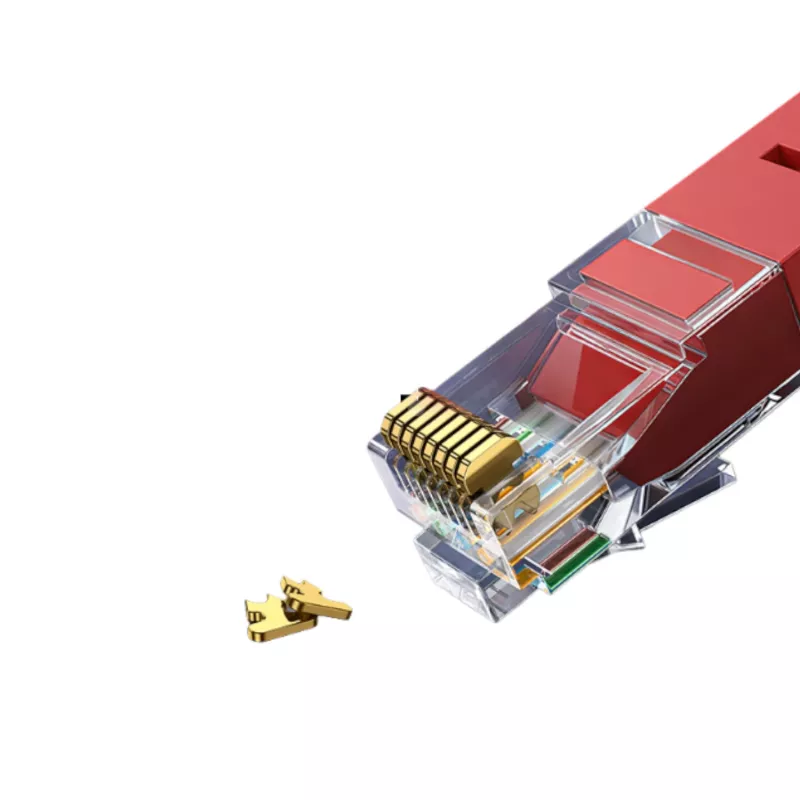 UGREEN RJ45 CAT6 Ethernet 0,5m LAN-verkkokaapeli - punainen (1Gbps, 250MHz)