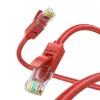 UGREEN RJ45 CAT6 Ethernet 0,5m LAN-verkkokaapeli - punainen (1Gbps, 250MHz)