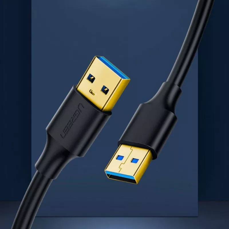 UGREEN US128 USB 3.0 A-uros - A-uros -kaapeli 2m musta
