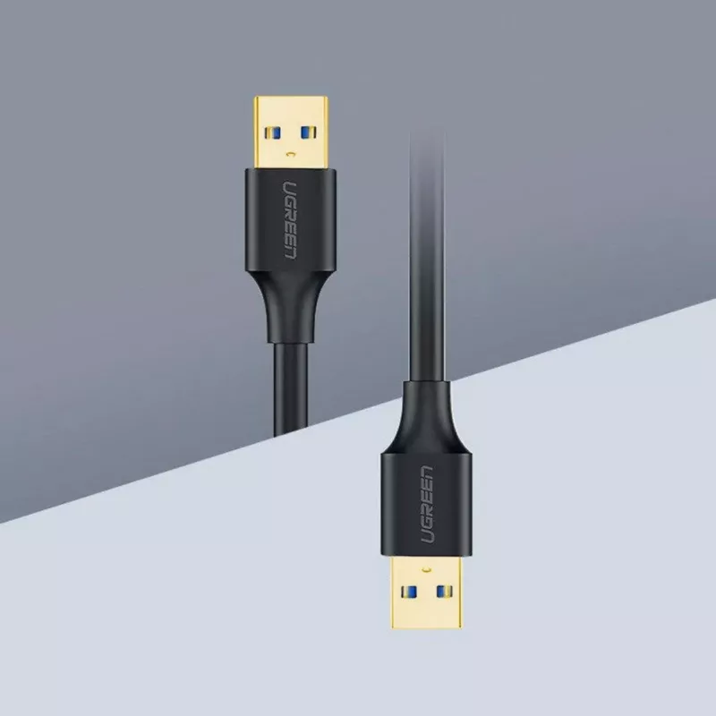 UGREEN US128 USB 3.0 A-uros - A-uros -kaapeli 2m musta