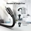 UGREEN US184 USB-A - USB-C 3.0 -kaapeli 1,5 m musta