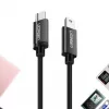 UGREEN US242 USB-C - Mini USB -kaapeli 1m musta