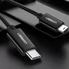 UGREEN US242 USB-C - Mini USB -kaapeli 1m musta