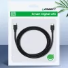 UGREEN US286 USB-C - USB-C-kaapeli 1 m musta - PD QC 3A 480Mbps