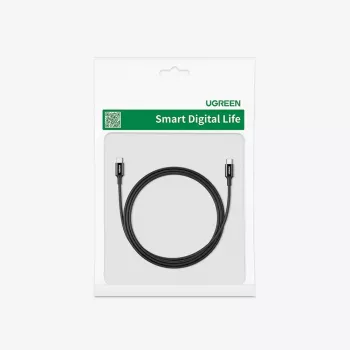 UGREEN US300 USB-C - USB-C -kaapeli 480Mbps 5A 1m musta