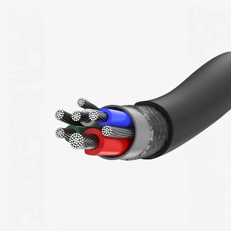 UGREEN US300 USB-C - USB-C -kaapeli 480Mbps 5A 1m musta