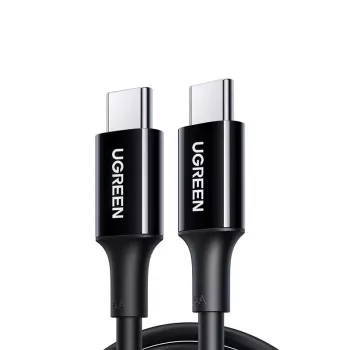 UGREEN US300 USB-C - USB-C -kaapeli 480Mbps 5A 1m musta