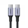 UGREEN US316 USB-C - USB-C kaapeli 100W 5A 480Mbps 1,5 m harmaa