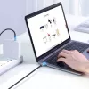 UGREEN US316 USB-C - USB-C -kaapeli 100W 5A 480Mbps 1 m musta