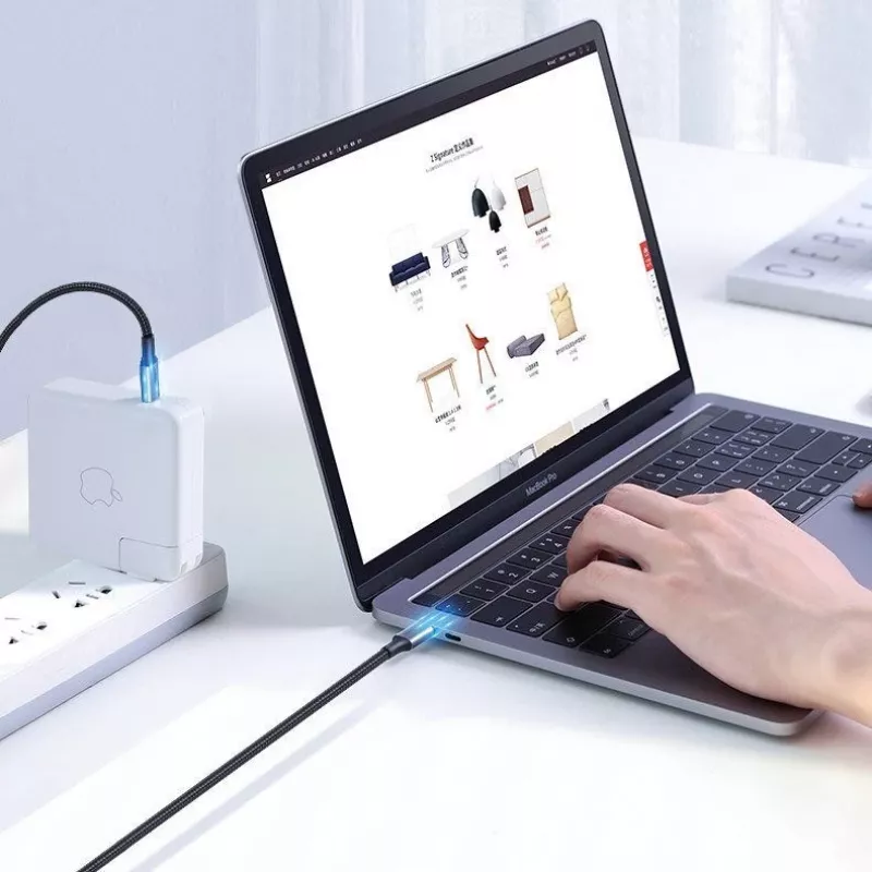 UGREEN US316 USB-C - USB-C -kaapeli 100W 5A 480Mbps 1 m musta
