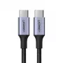 UGREEN US316 USB-C - USB-C -kaapeli 100W 5A 480Mbps 1 m musta