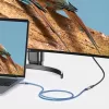 UGREEN US372 USB-C - USB-C -kaapeli 100W 5A 10Gbps 0,5 m harmaa