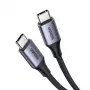 UGREEN US535 USB-C - USB-C PD -kaapeli 240W 5A 1m - harmaa