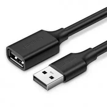 UGREEN USB 2.0 jatkokaapeli 5 m musta (US103)