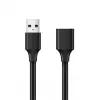 UGREEN USB 2.0 -jatkokaapeli – pistoke - liitäntä, 480Mbps tiedonsiirto, 1,5 m, musta